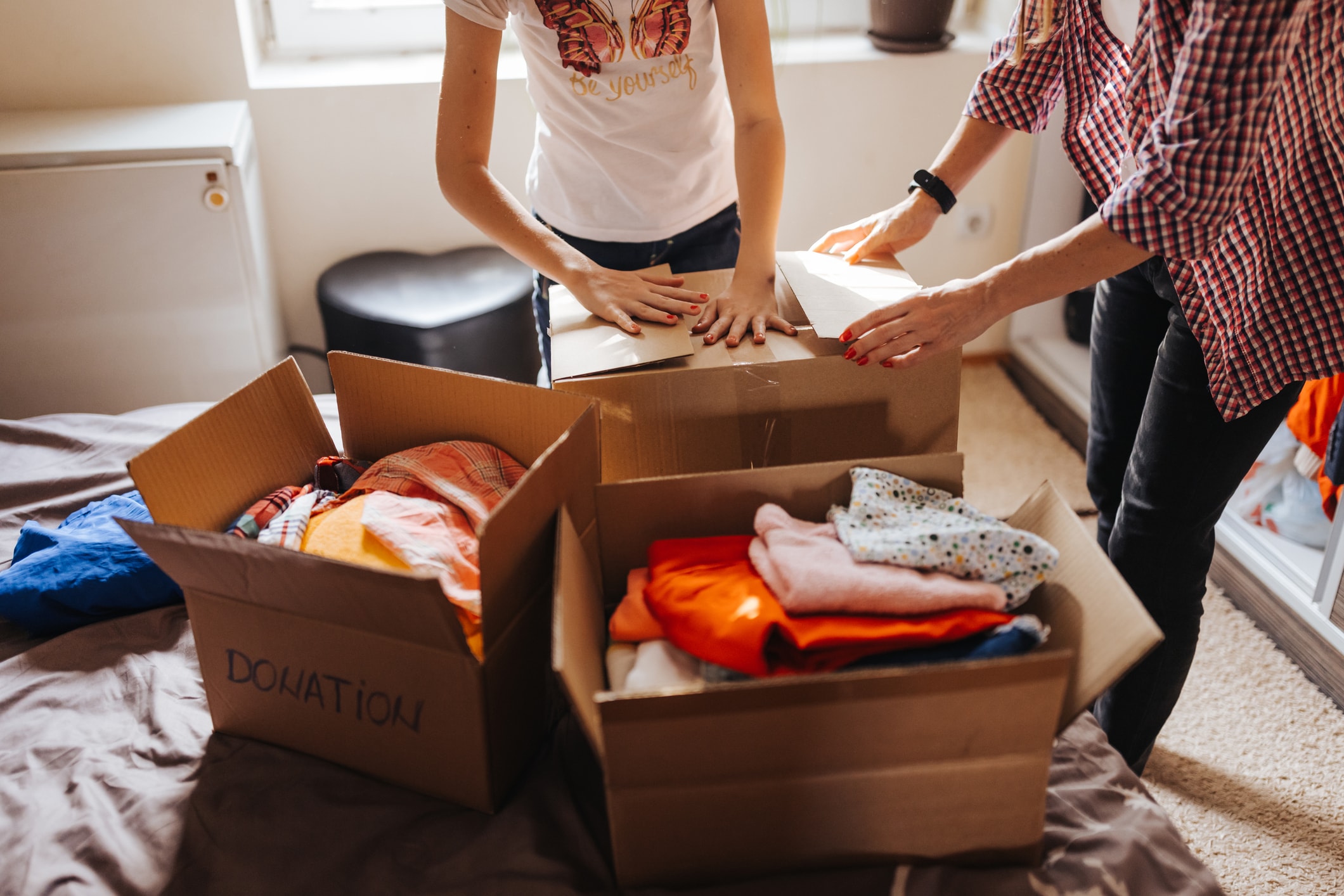 Packing, Clean Up, Donating